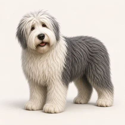 Ruffus, a dependable shaggy sheepdog